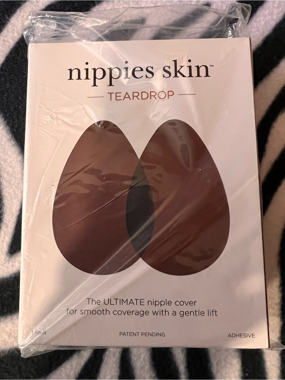 NEW reusable Teardrop Nipple Covers - Brown